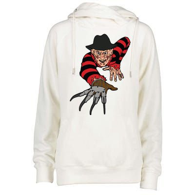 Freddy Creeping At You Womens Funnel Neck Pullover Hood