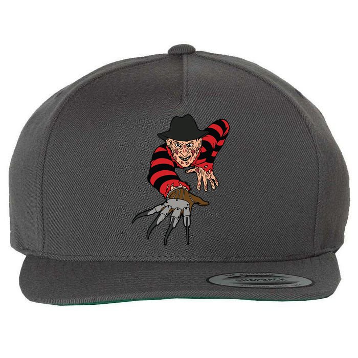 Freddy Creeping At You Wool Snapback Cap