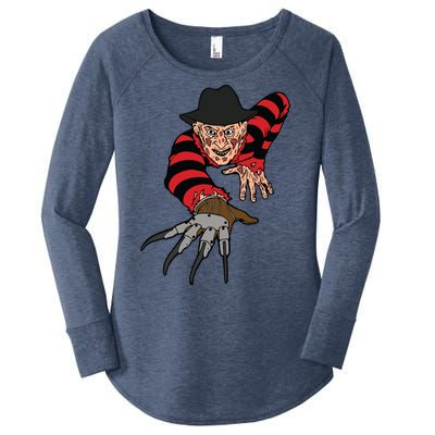 Freddy Creeping At You Women's Perfect Tri Tunic Long Sleeve Shirt