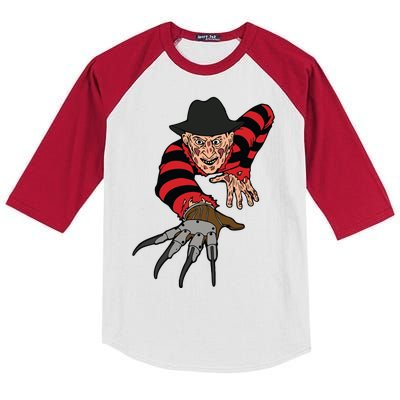 Freddy Creeping At You Kids Colorblock Raglan Jersey