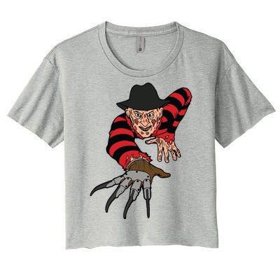 Freddy Creeping At You Women's Crop Top Tee