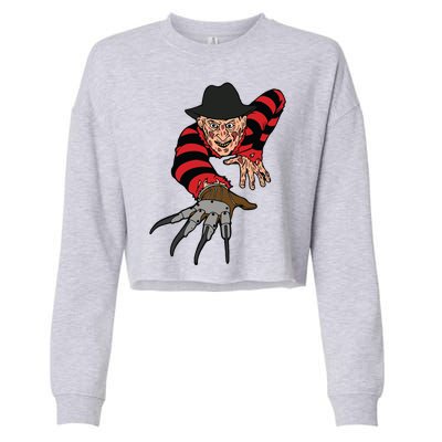 Freddy Creeping At You Cropped Pullover Crew