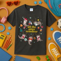 Funny Christmas All The Otter Reindeer Kids T-Shirt