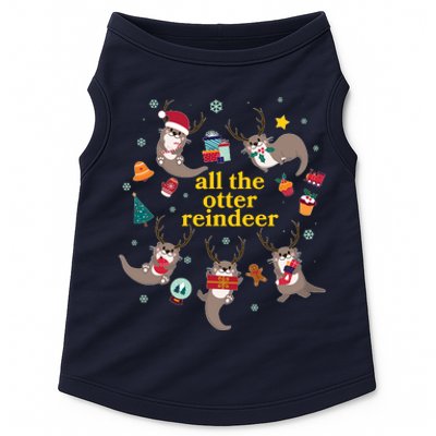 Funny Christmas All The Otter Reindeer Doggie Tank