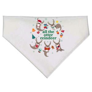 Funny Christmas All The Otter Reindeer USA-Made Doggie Bandana