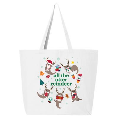 Funny Christmas All The Otter Reindeer 25L Jumbo Tote