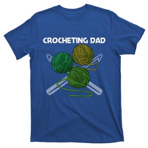 Funny Crocheting Art For Dad Crochet Handicraft Lovers Funny Gift T-Shirt