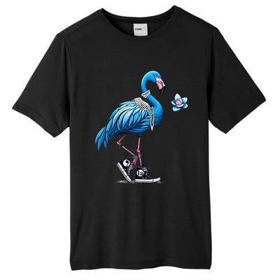 Flamingo Chucks And Pearls Comma La Kamala Harris 2024 Tall Fusion ChromaSoft Performance T-Shirt