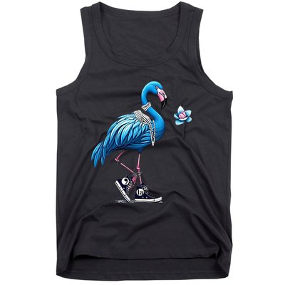 Flamingo Chucks And Pearls Comma La Kamala Harris 2024 Tank Top