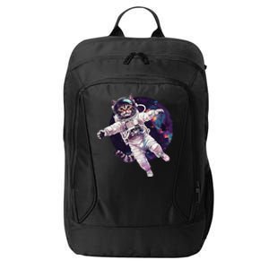 Funny Cat Astronaut In Space Gift City Backpack