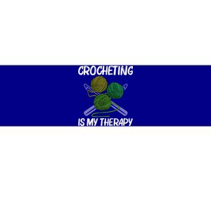 Funny Crocheting Art Crochet Handicraft Lovers Cool Gift Bumper Sticker