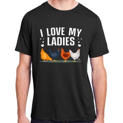 Funny Chicken Art Men Women Ladies Chicken Farmer Whisperer Adult ChromaSoft Performance T-Shirt