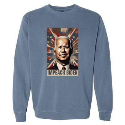 Funny Conservative Anti Joe Biden Garment-Dyed Sweatshirt