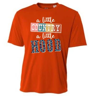 Funny Cute A Little Country A Little Hood Cooling Performance Crew T-Shirt