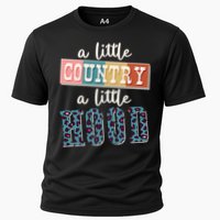 Funny Cute A Little Country A Little Hood Cooling Performance Crew T-Shirt