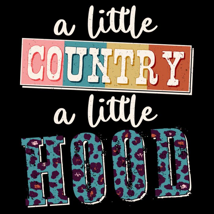 Funny Cute A Little Country A Little Hood Cooling Performance Crew T-Shirt