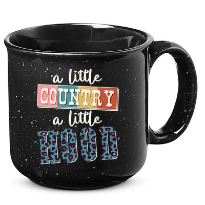 Funny Cute A Little Country A Little Hood 15oz Campfire Ceramic Mug