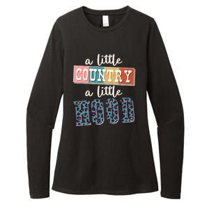 Funny Cute A Little Country A Little Hood Womens CVC Long Sleeve Shirt