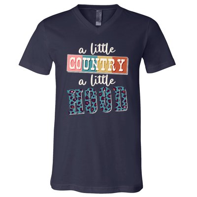 Funny Cute A Little Country A Little Hood V-Neck T-Shirt