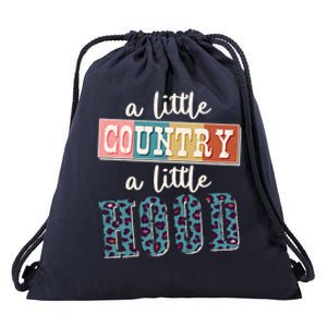 Funny Cute A Little Country A Little Hood Drawstring Bag