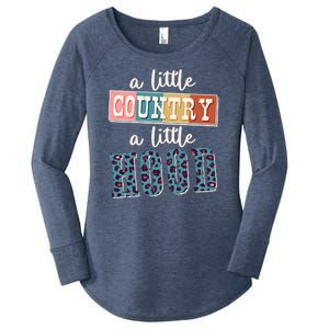 Funny Cute A Little Country A Little Hood Women's Perfect Tri Tunic Long Sleeve Shirt