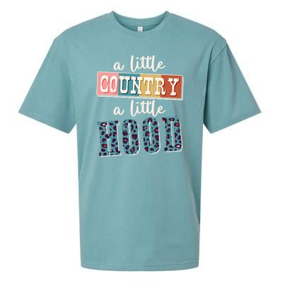 Funny Cute A Little Country A Little Hood Sueded Cloud Jersey T-Shirt