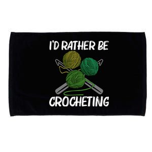 Funny Crocheting Art Crochet Handicraft Lovers Gift Microfiber Hand Towel