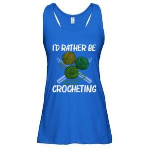 Funny Crocheting Art Crochet Handicraft Lovers Gift Ladies Essential Flowy Tank