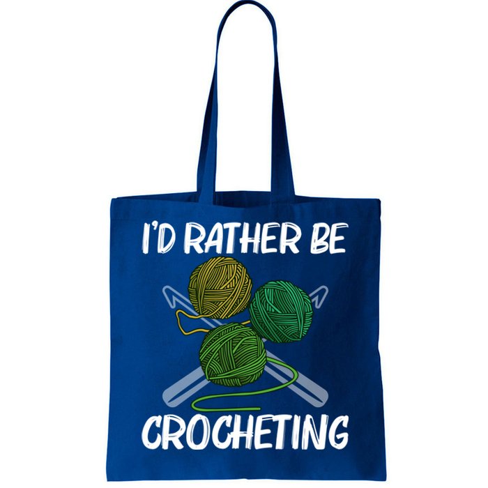 Funny Crocheting Art Crochet Handicraft Lovers Gift Tote Bag