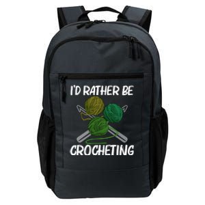 Funny Crocheting Art Crochet Handicraft Lovers Gift Daily Commute Backpack