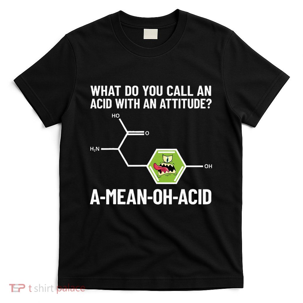 Funny Chemist Amino Acid Pun Ameanohacid Chemistry T-Shirt