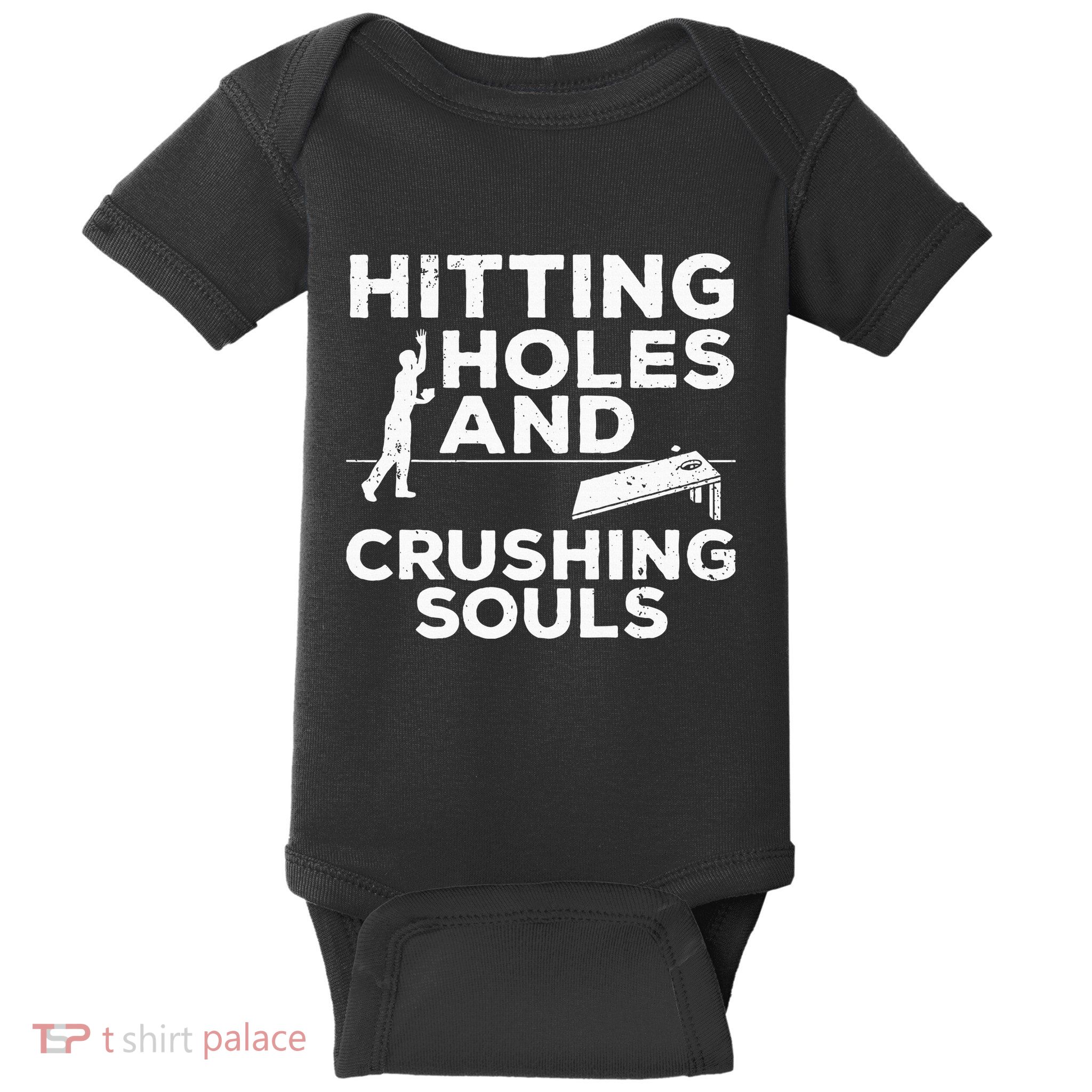 Funny Cornhole Art For Women Board Game Cornhole Lover Baby Bodysuit