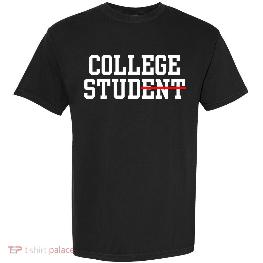 Funny College Apparel Gift Garment-Dyed Heavyweight T-Shirt