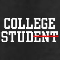 Funny College Apparel Gift 7 Panel Mesh Trucker Snapback Hat