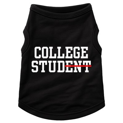 Funny College Apparel Gift Doggie Tank