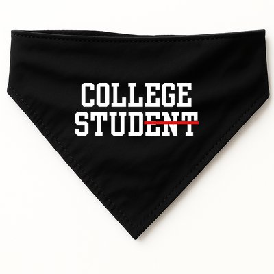 Funny College Apparel Gift USA-Made Doggie Bandana