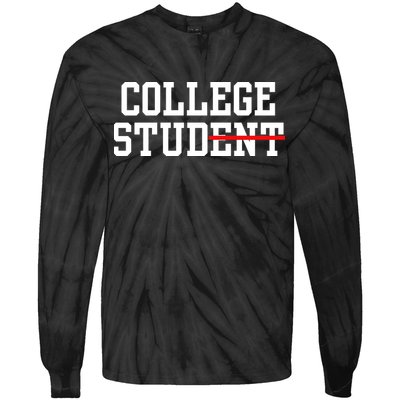 Funny College Apparel Gift Tie-Dye Long Sleeve Shirt