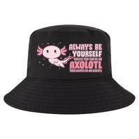 Funny Cute Always Be An Axolotl Cool Comfort Performance Bucket Hat