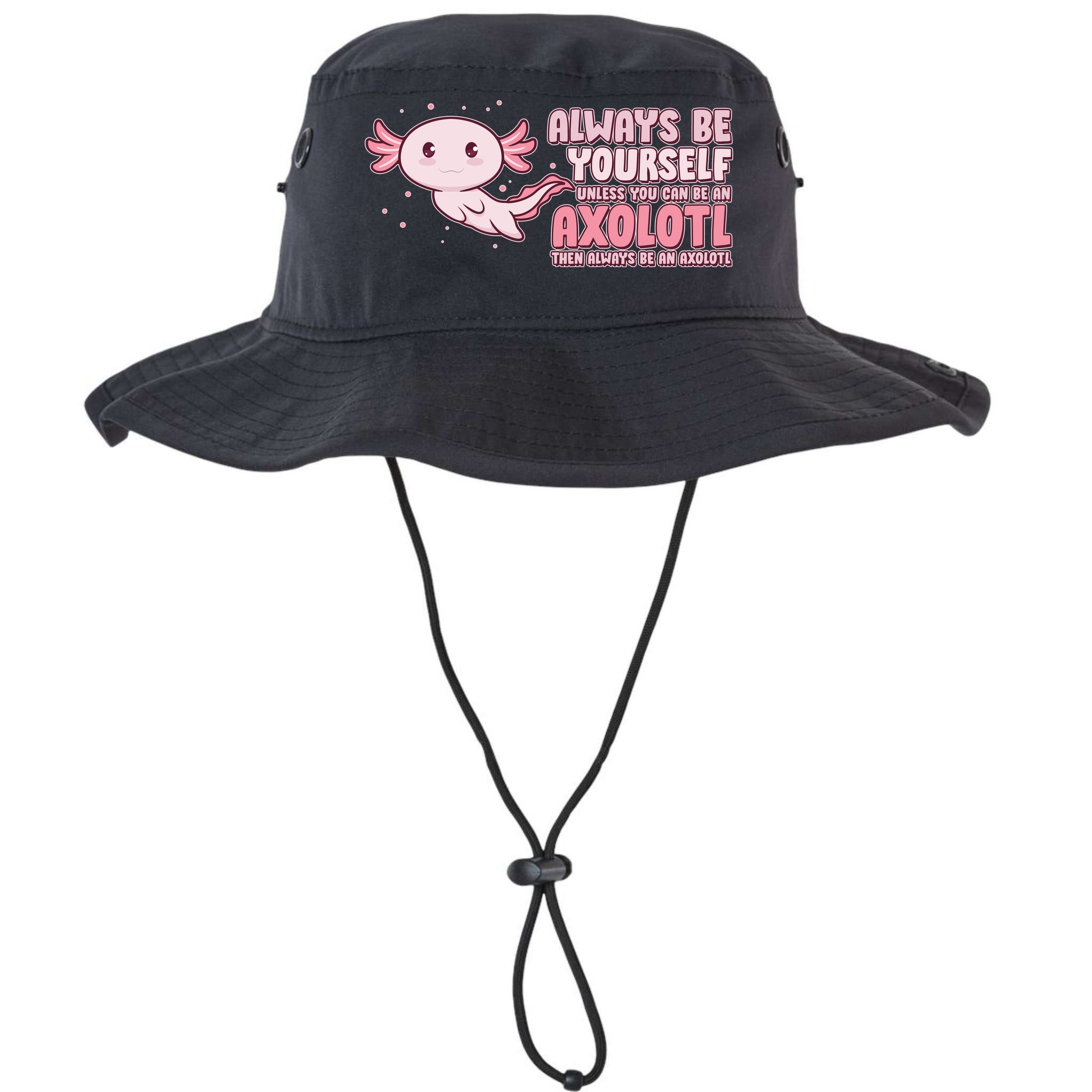 Funny Cute Always Be An Axolotl Bucket Hat