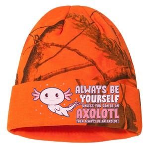 Funny Cute Always Be An Axolotl Kati Licensed 12" Camo Beanie