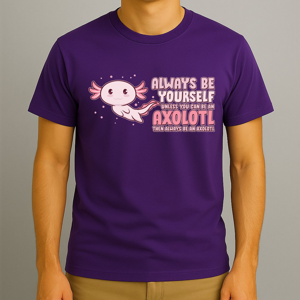 Funny Cute Always Be An Axolotl T-Shirt