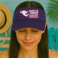 Funny Cute Always Be An Axolotl Visor