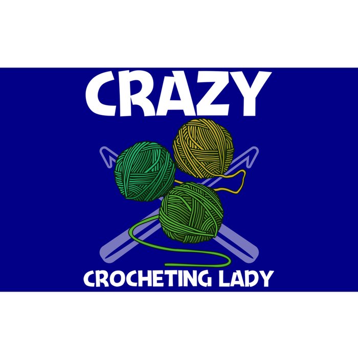 Funny Crocheting Art Mom Crochet Handicraft Lovers Gift Bumper Sticker