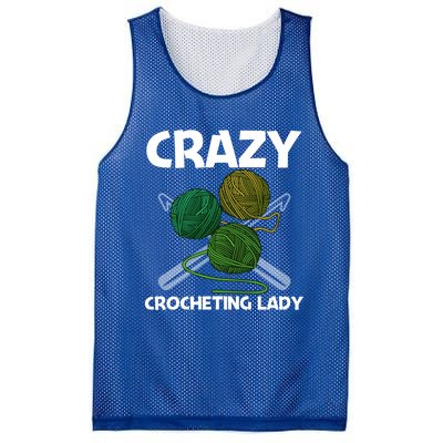 Funny Crocheting Art Mom Crochet Handicraft Lovers Gift Mesh Reversible Basketball Jersey Tank