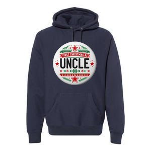 First Christmas As Uncle New Baby Xmas Matching Family Premium Hoodie