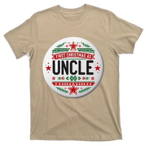 First Christmas As Uncle New Baby Xmas Matching Family T-Shirt