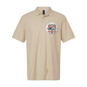 First Christmas As Uncle New Baby Xmas Matching Family Softstyle Adult Sport Polo