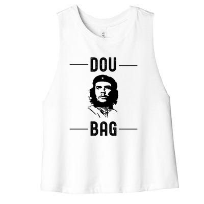 Funny Conservative Anti Communist Che Guevara Women's Racerback Cropped Tank