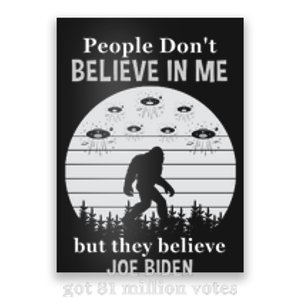 Funny Conservative Anti Biden Bigfoot Poster