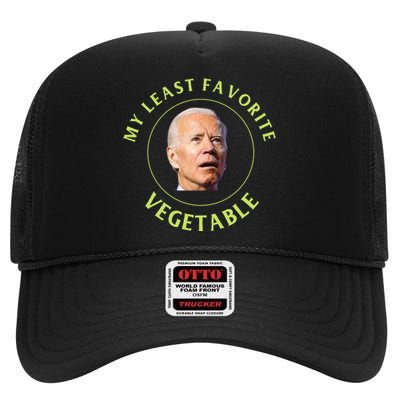 Funny Conservative Anti Biden High Crown Mesh Back Trucker Hat